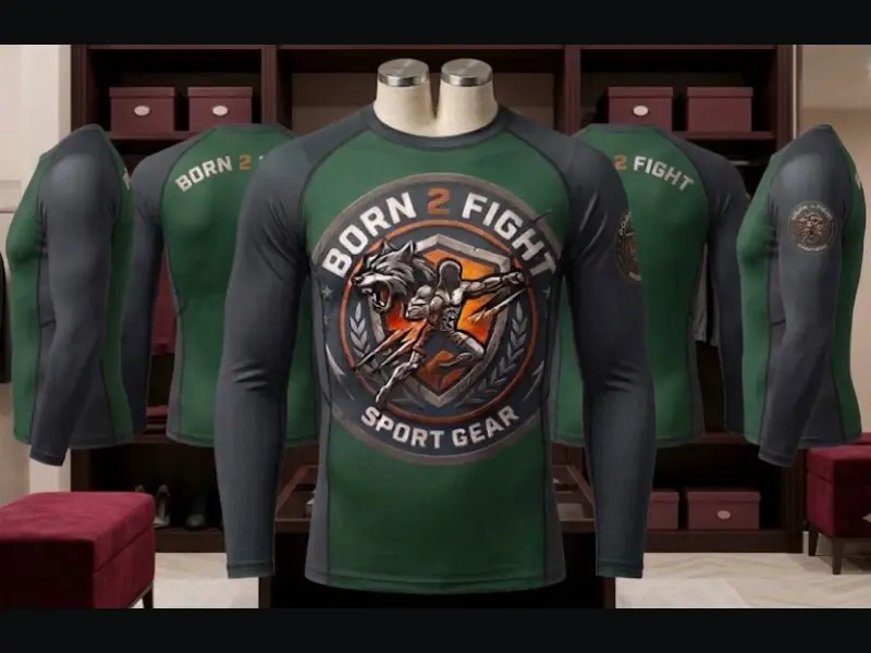 Green Performance Rash Guard